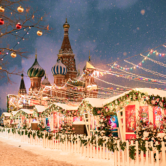 Новогодний сюжет в Москве