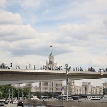 Парк Зарядье + "Полёты над Россией / Москвой"