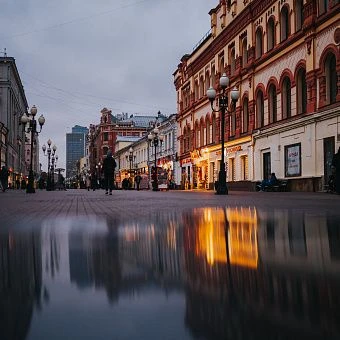 Новогодняя обзорная экскурсия по городу "Москва праздничная" с посещением Арбата